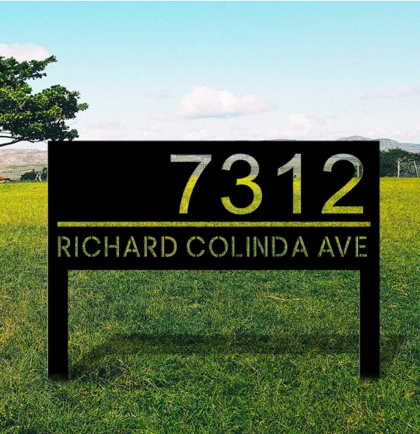 Metal sign Style 1
