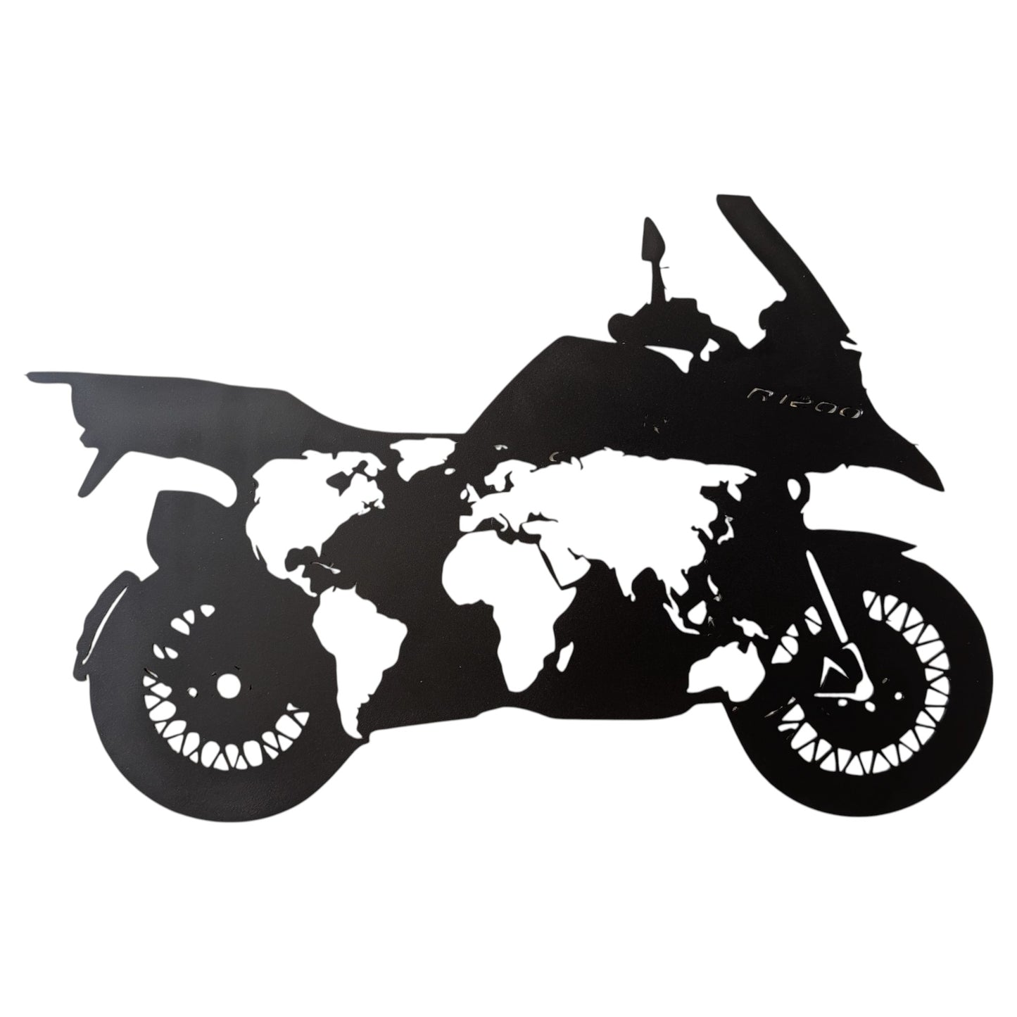 World Map Race - Modern Steel Decor - Metal wall Art - Home Decor