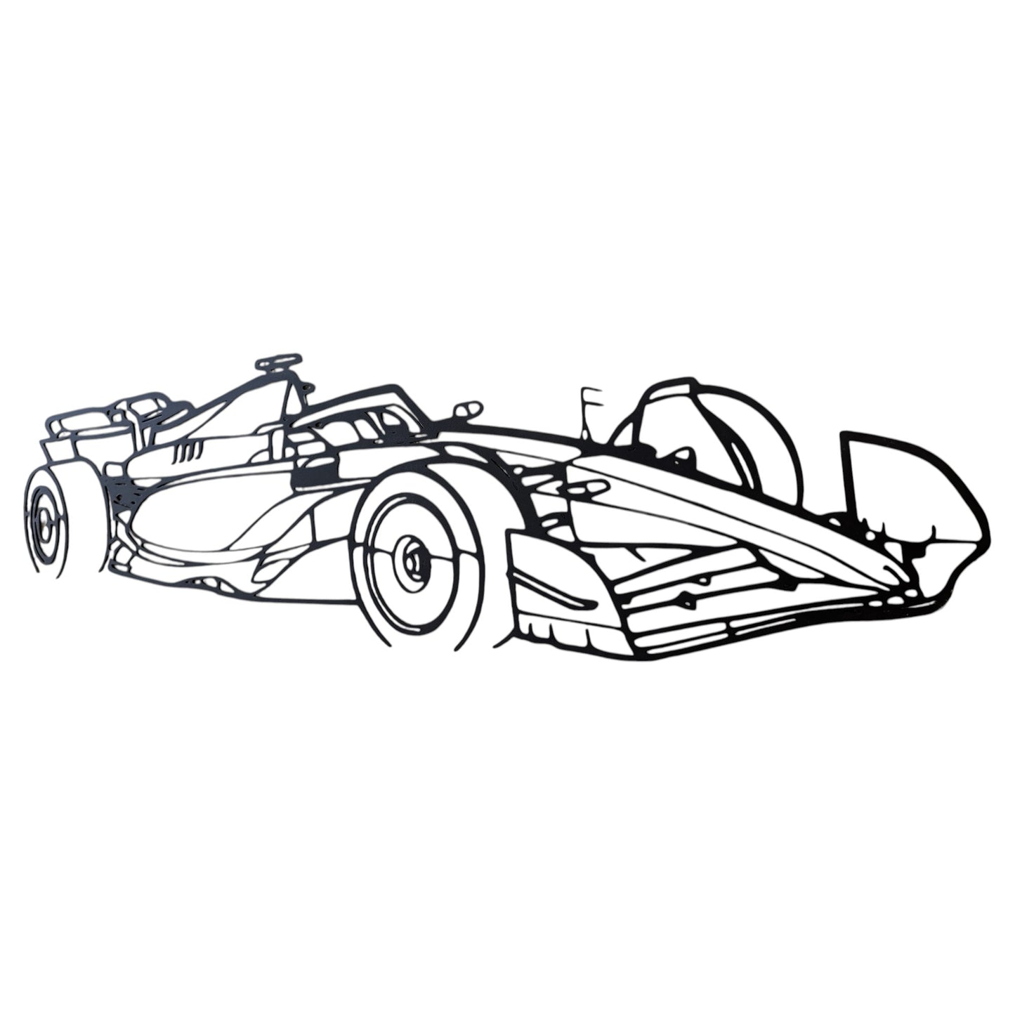 Formula One Race Car , Metal Wall Art - Modern Steel Decor - Home Decor