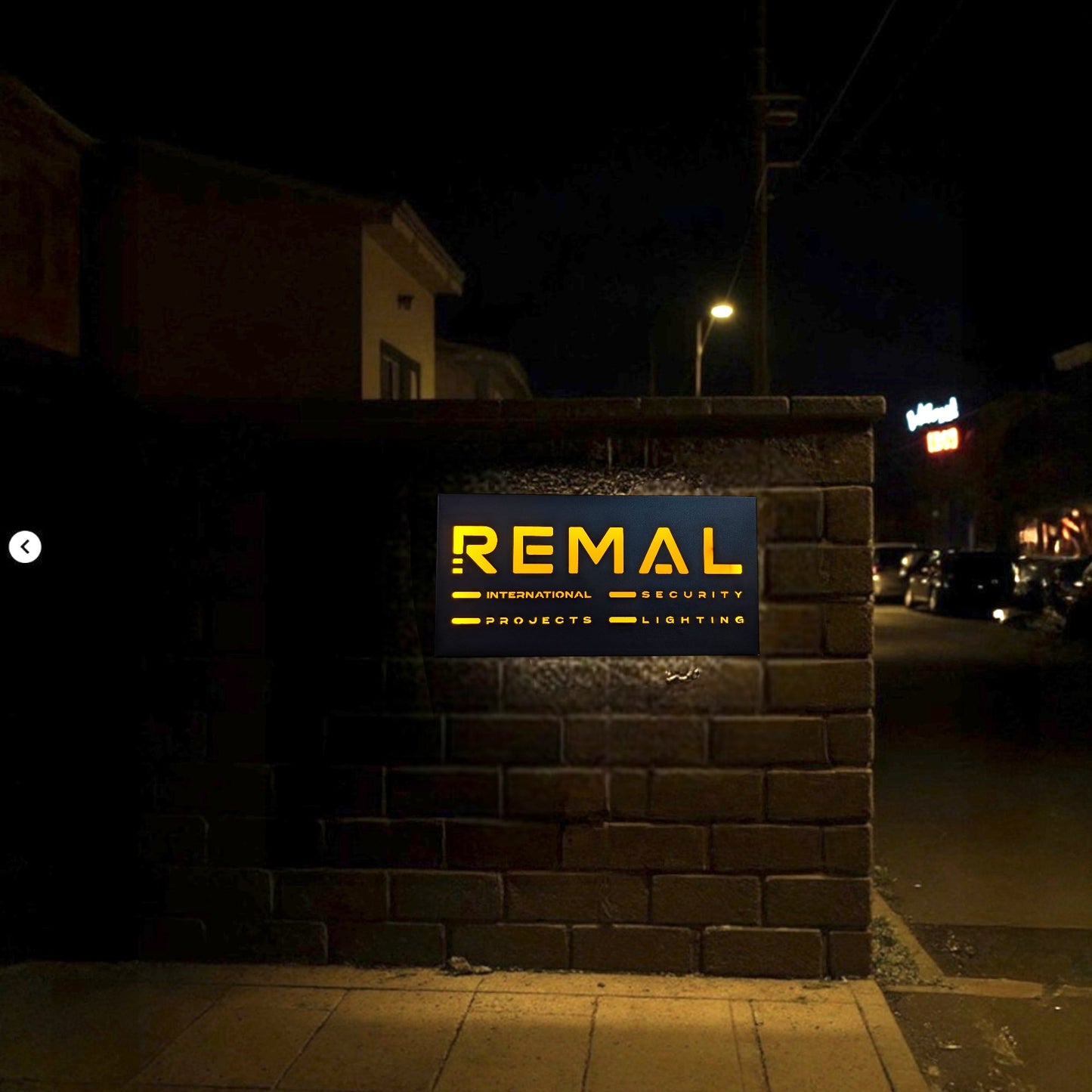 Led Metal Sign , Logo Style 2