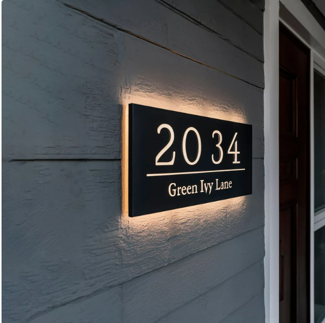 Led Metal Sign , Style 2