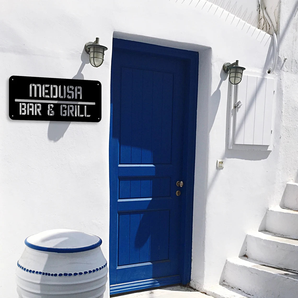 Metal Door Sign , Style 5