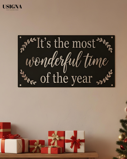 Its the best time of the year , Acrylic Wall Sign