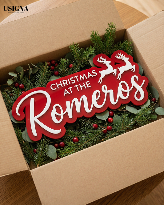 Christmas at the the Romeros , Wall Sign
