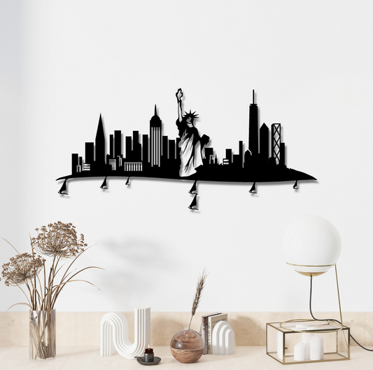 New York City Metal Wall Art - Modern Steel Decor - Home Decor