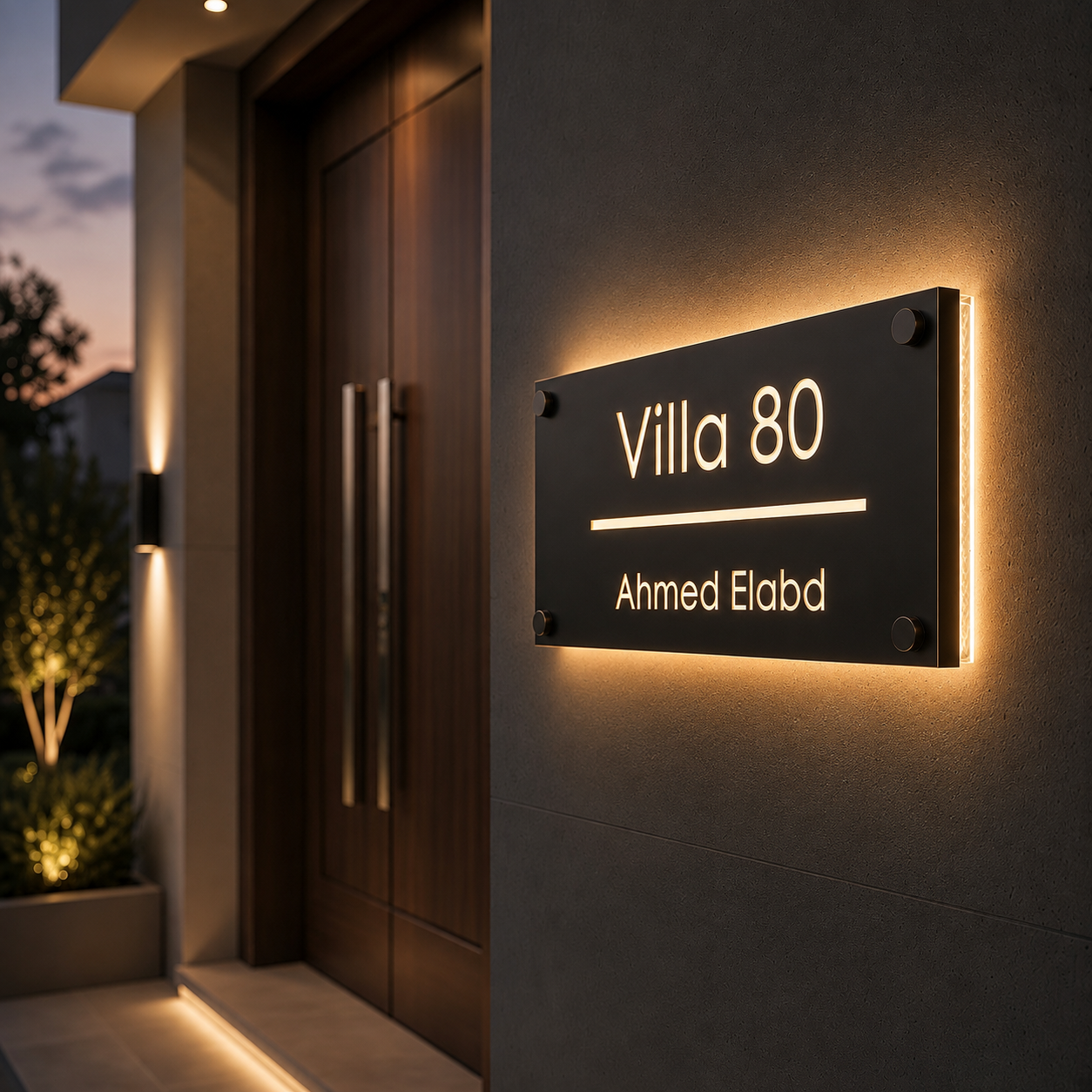 Led Acrylic Sign , Style 2