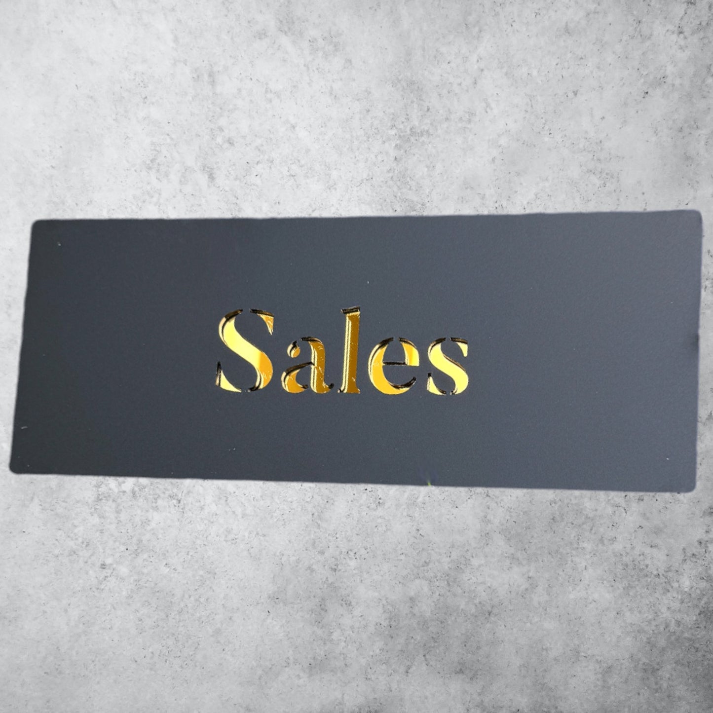 SALES , Black Matt Sign