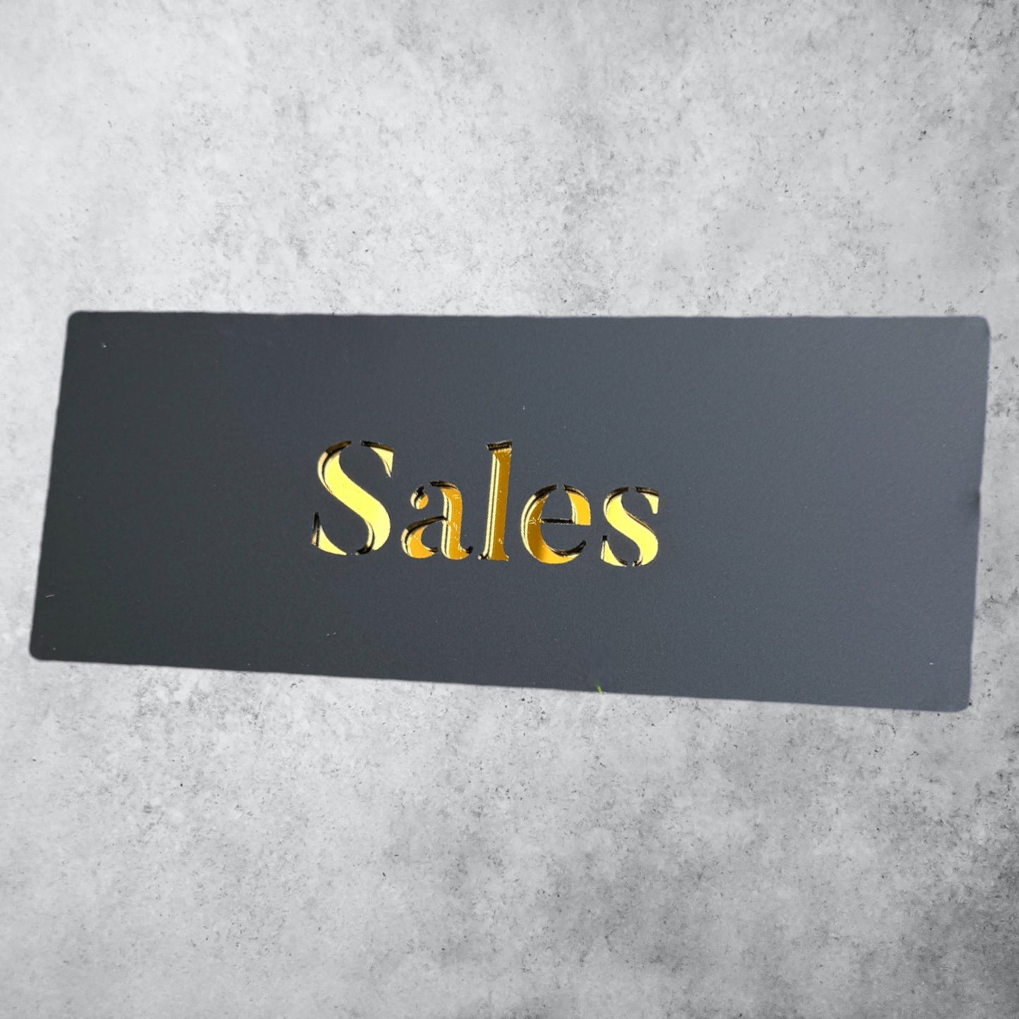 SALES , Black Matt Sign