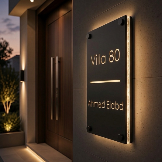 Led Acrylic Sign , Vertical Style 3