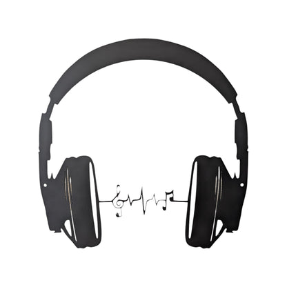 Music Headset - Modern Steel Decor - Metal wall Art - Home Decor