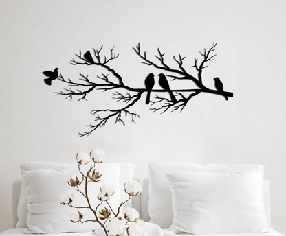 Tree branch , Metal Wall Art - Modern Steel Decor - Home Decor