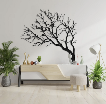 Forest Tree Metal Wall Art - Modern Steel Decor - Home Decor