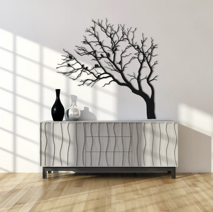 Forest Tree Metal Wall Art - Modern Steel Decor - Home Decor