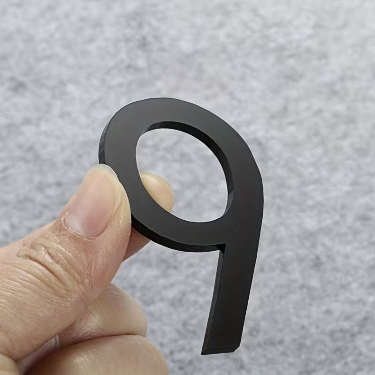 Modern Black House Numbers