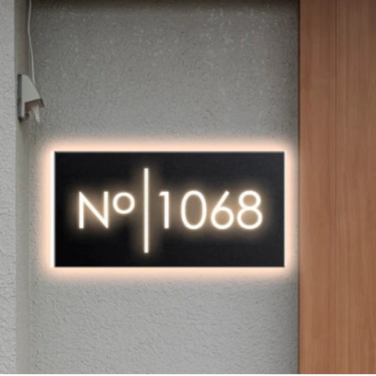 Led Metal Sign , Style 6